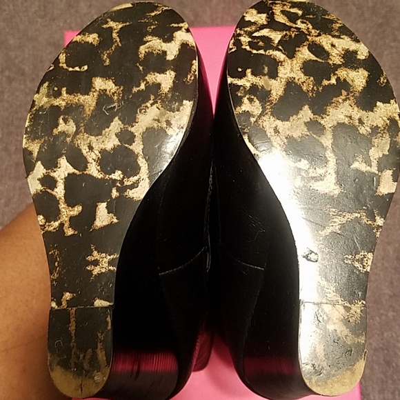 Betsey Johnson Ryderrr Wedge Boots Size 8.5 - Picture 8 of 8